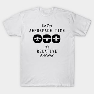 Navigating Life: Where Time Takes Flight T-Shirt